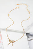 Bow pendant necklace on a delicate chain GRAND BAZAAR