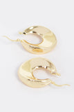 Vintage Gold Dip Metal Earring
