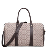 Oval Printed Handle Travel Boston Bag GRAND BAZAAR