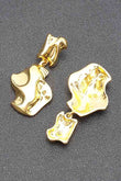 Gold Plated Metal Earring