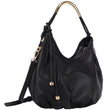 Trendy Metal Handle Curve Tote Bag 