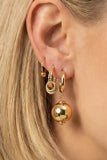 Trio Earrings Set With Hollow Balls