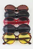 Modern Tortoise Round Sunglasses