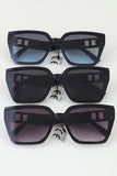 Modern Block Frame Sunglasses