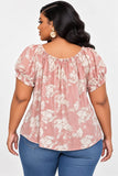 BLUSH BLOOM BLOUSE PLUS