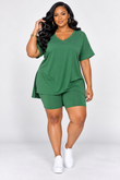 DAILY ROUTINE BIKER SHORTS SET PLUS