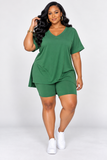 DAILY ROUTINE BIKER SHORTS SET PLUS