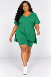 DAILY ROUTINE BIKER SHORTS SET PLUS