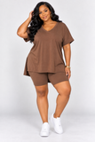 DAILY ROUTINE BIKER SHORTS SET PLUS
