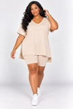 DAILY ROUTINE BIKER SHORTS SET PLUS
