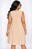 RAVEN SLEEVELESS RIBBED DRESS