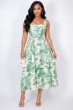 SWEET DELILAH FLORAL MIDI DRESS