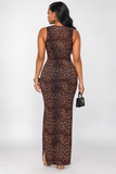 EXOTIC TASTE LEOPARD MAXI DRESS