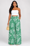 TROPICAL WIDE LEG PANTS