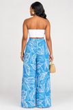TROPICAL WIDE LEG PANTS