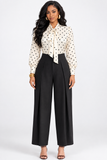 TESSA PANELED WIDE LEG PANTS