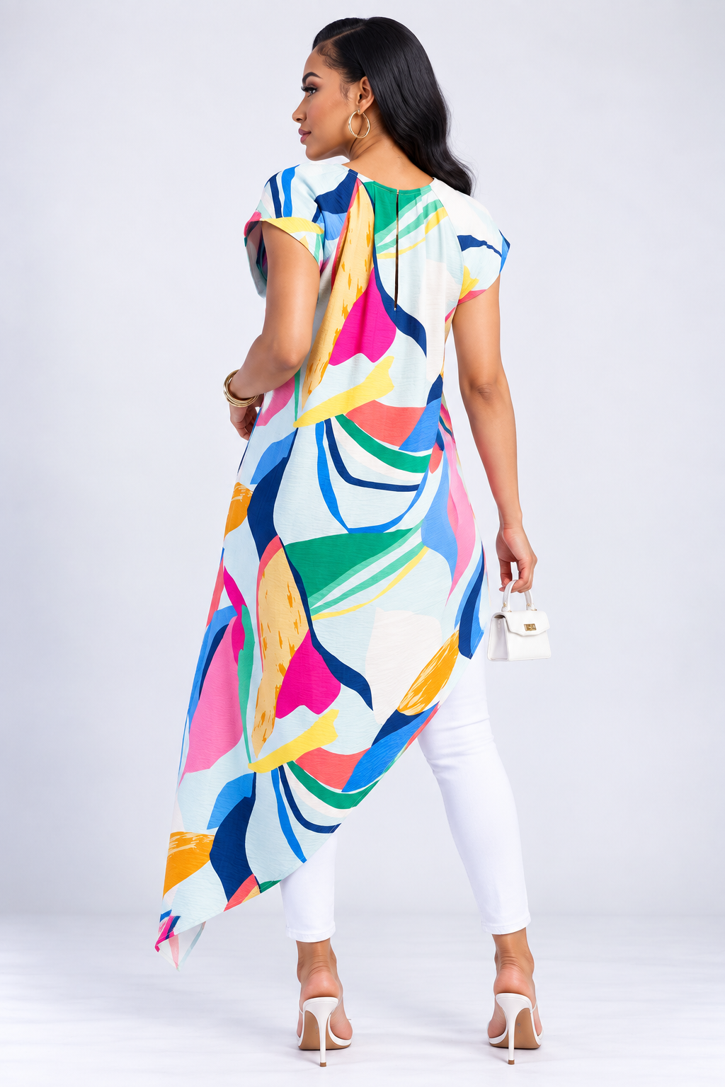 SOLENE ABSTRACT ASYMMETRICAL TOP