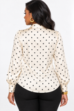 THE SOFT LIFE SATIN POLKA DOT SHIRT