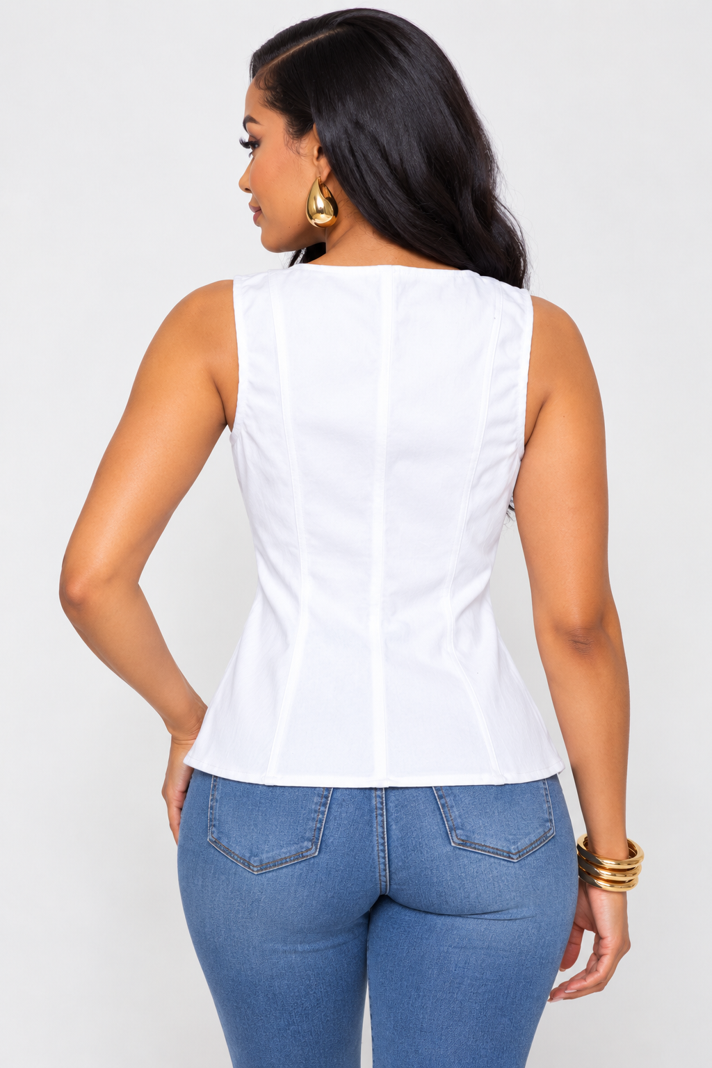 DENIM LUXURY WAISTCOAT