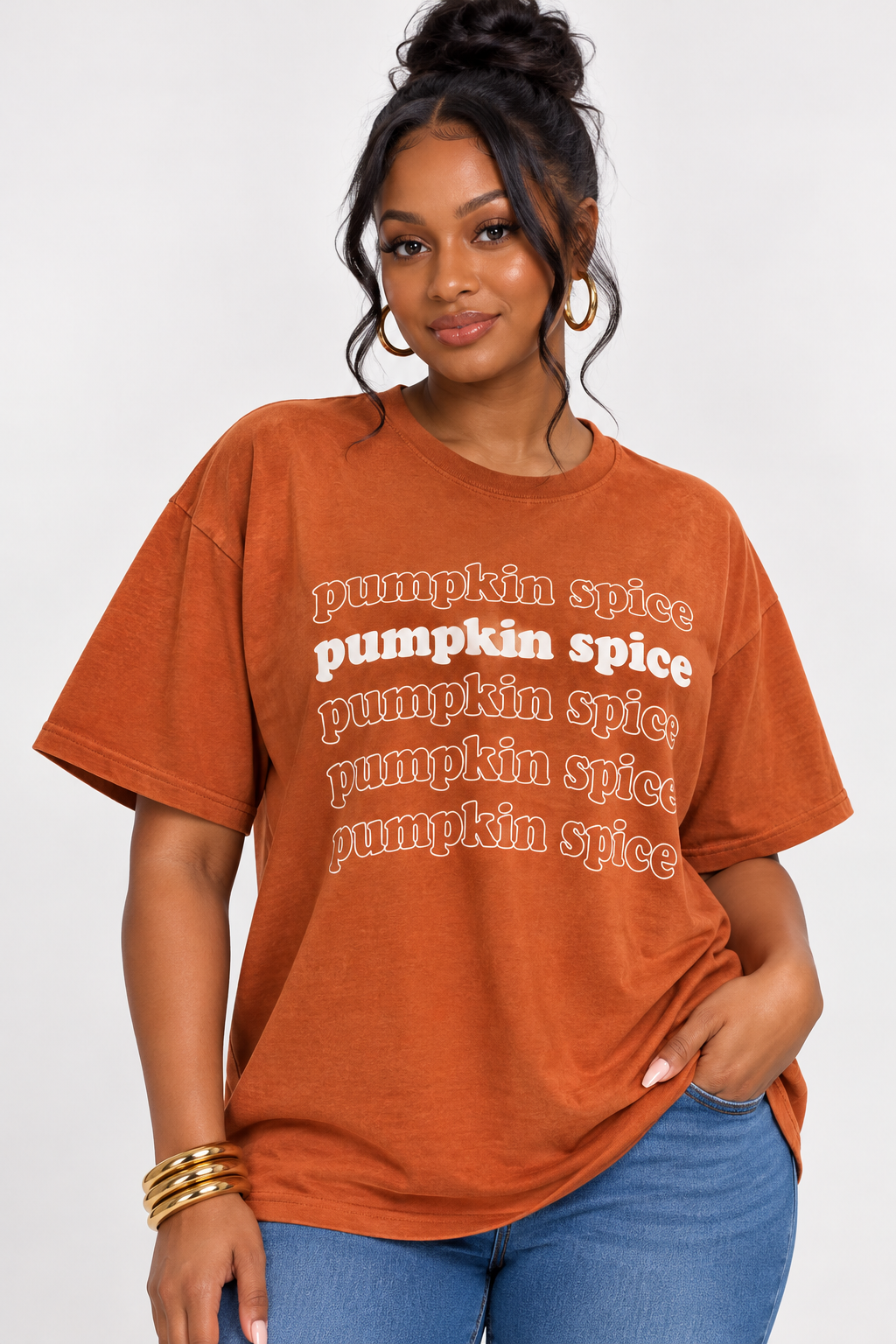 PUMPKIN SPICE GRAPHIC TEE