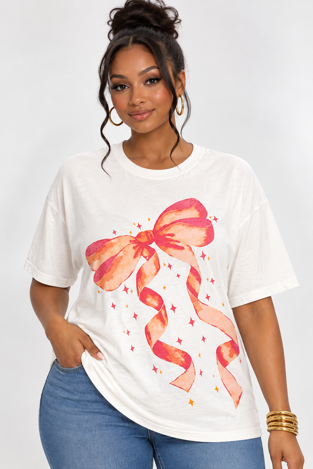 RIBBONS DREAMS GRAPHIC TEE
