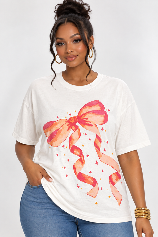 RIBBONS DREAMS GRAPHIC TEE