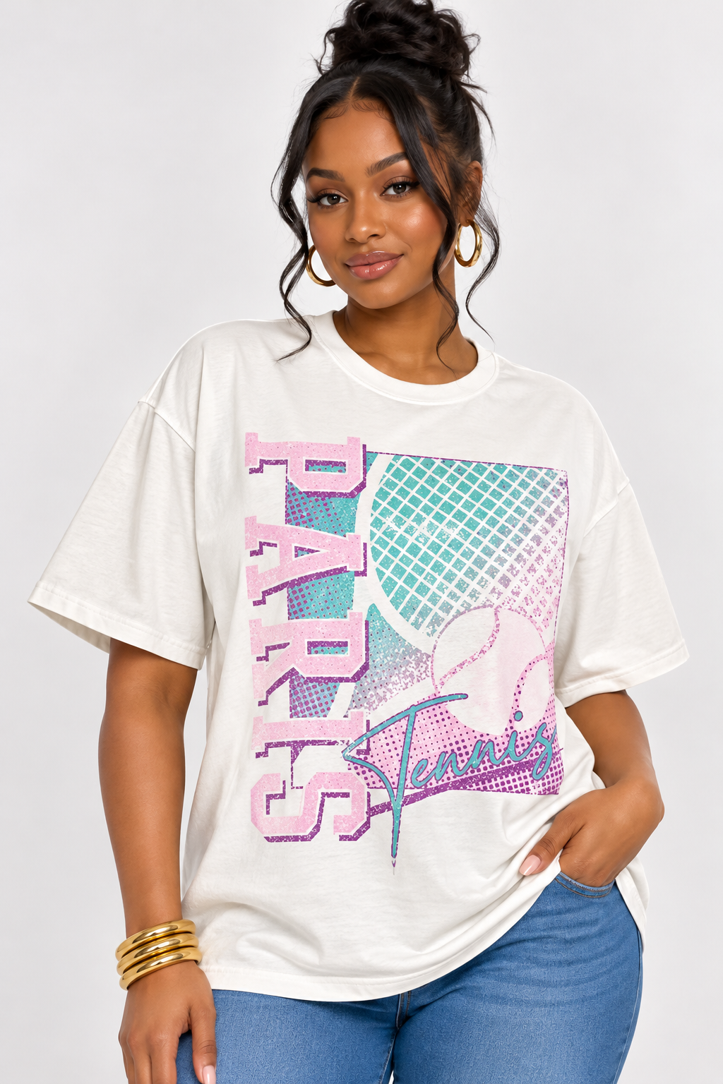 PARIS TENNIS GRAPHIC TEE