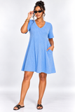 RAVEN CAP SLEEVE RIBBED DRESS