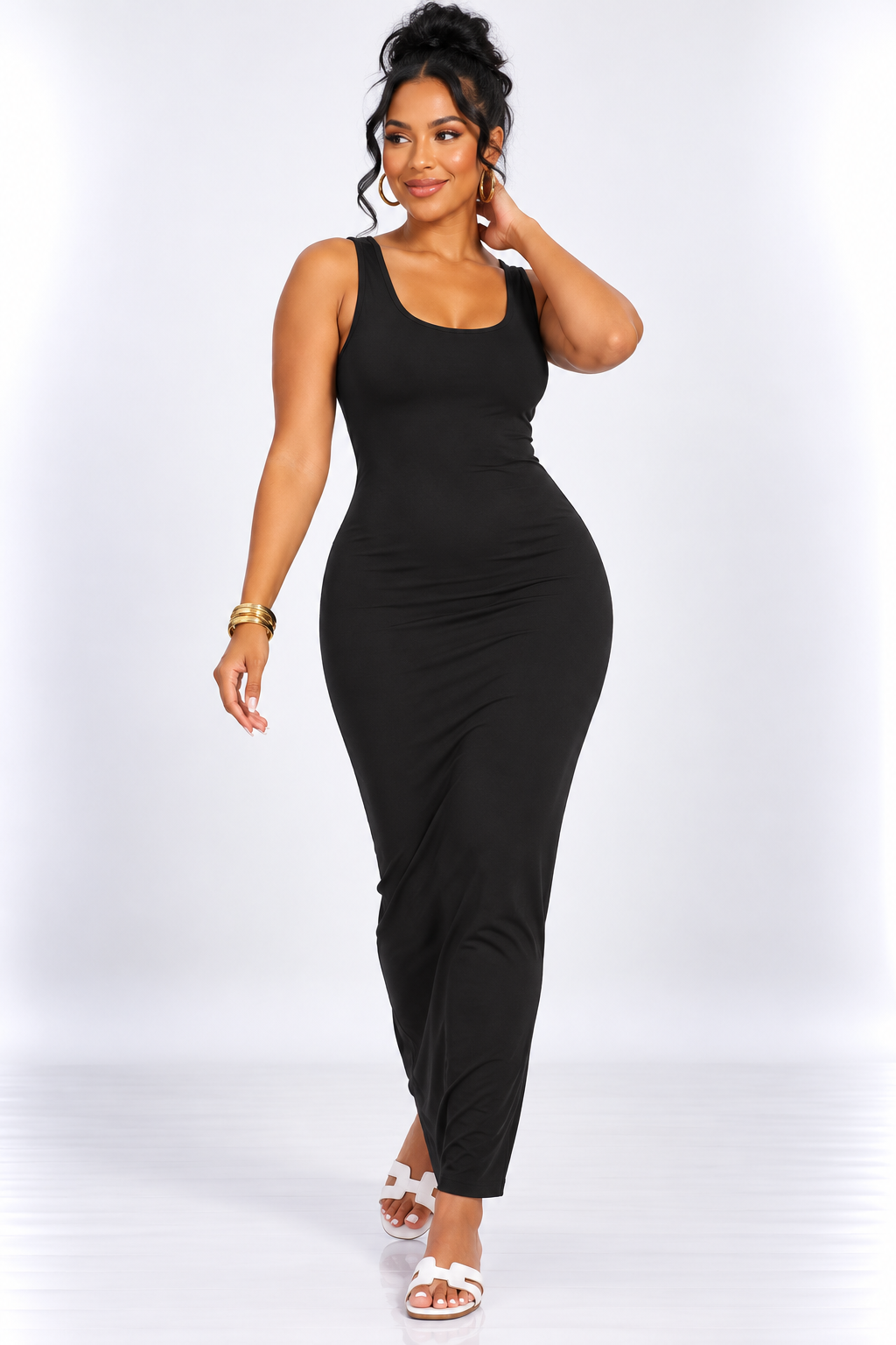 EVERYDAY BODYCON TANK MAXI DRESS