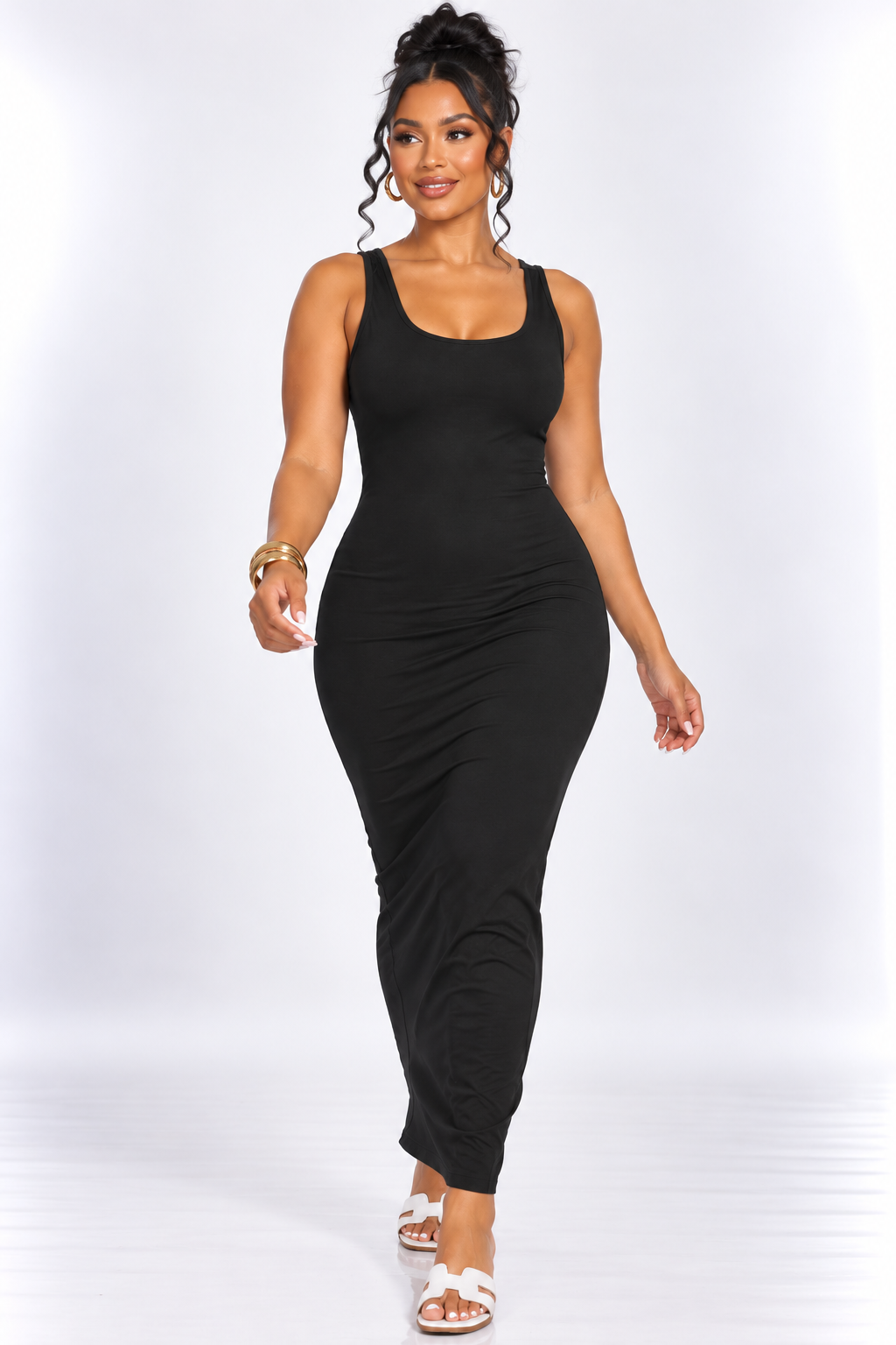 EVERYDAY BODYCON TANK MAXI DRESS