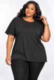 ESSENTIAL OVERSIZED ROUND NECK TEE PLUS