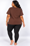 ESSENTIAL OVERSIZED ROUND NECK TEE PLUS