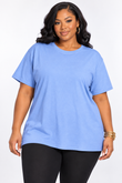 ESSENTIAL OVERSIZED ROUND NECK TEE PLUS
