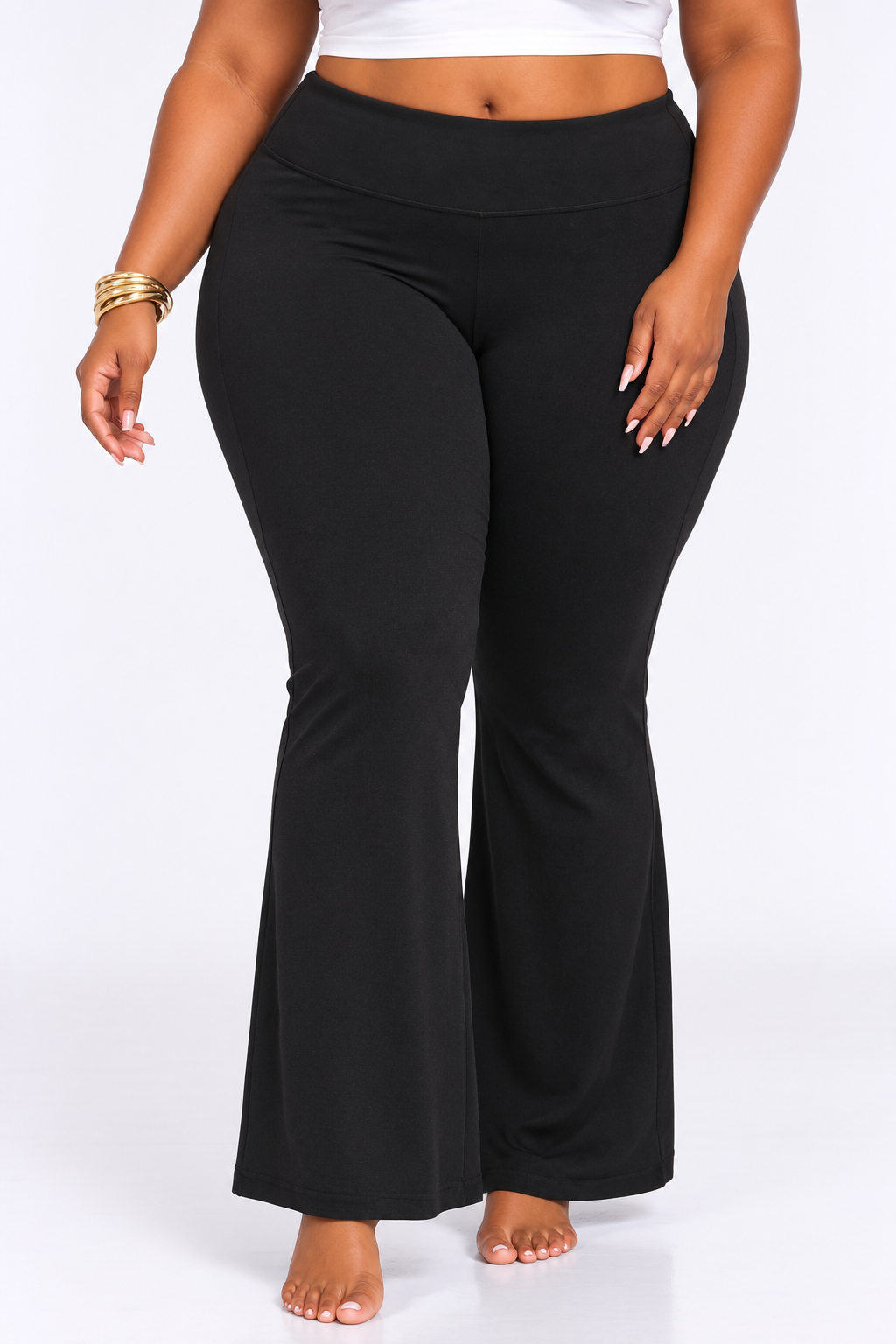 COMFY CHIC FLARED LEGGINGS PLUS