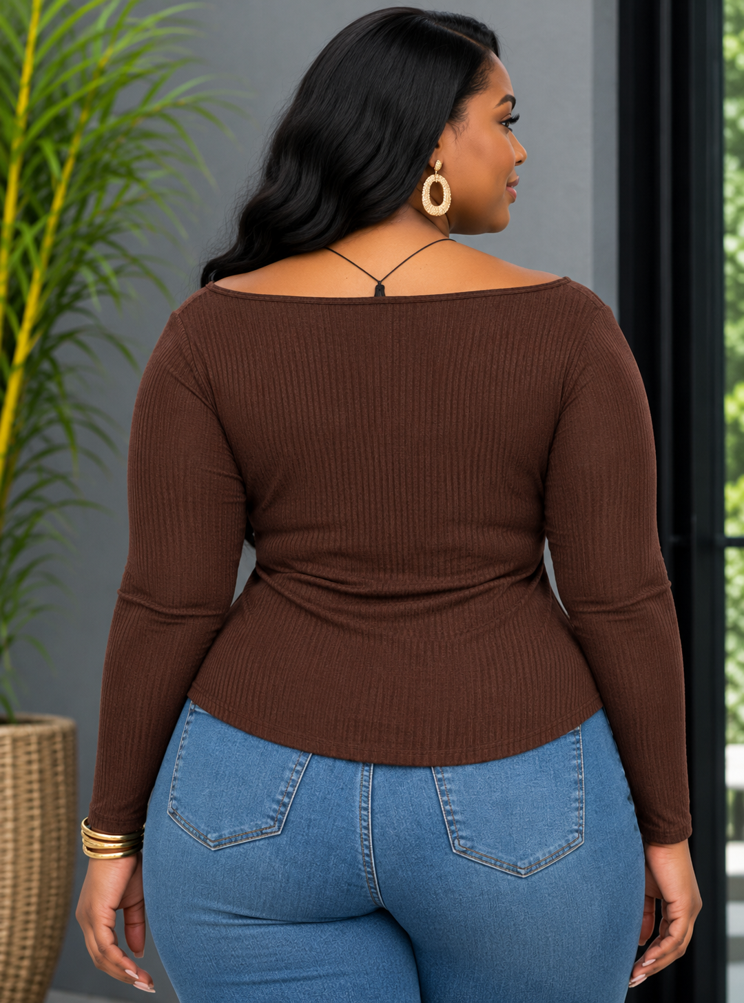 HARMONY RUCHED ASYMMETRICAL TOP PLUS