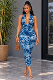 WISHING YOU LOVE TIE DYE MIDI DRESS