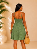 MARIE DITSY DAISY FLARED DRESS