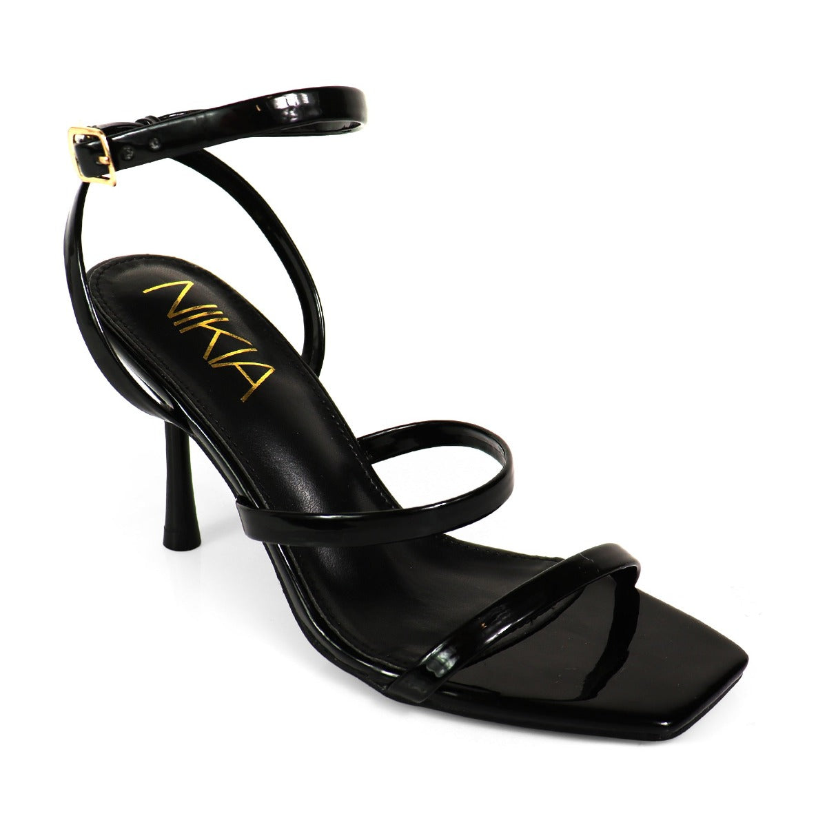NEVER LET ME DOWN HEELS - BLACK