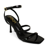 NEVER LET ME DOWN HEELS - BLACK