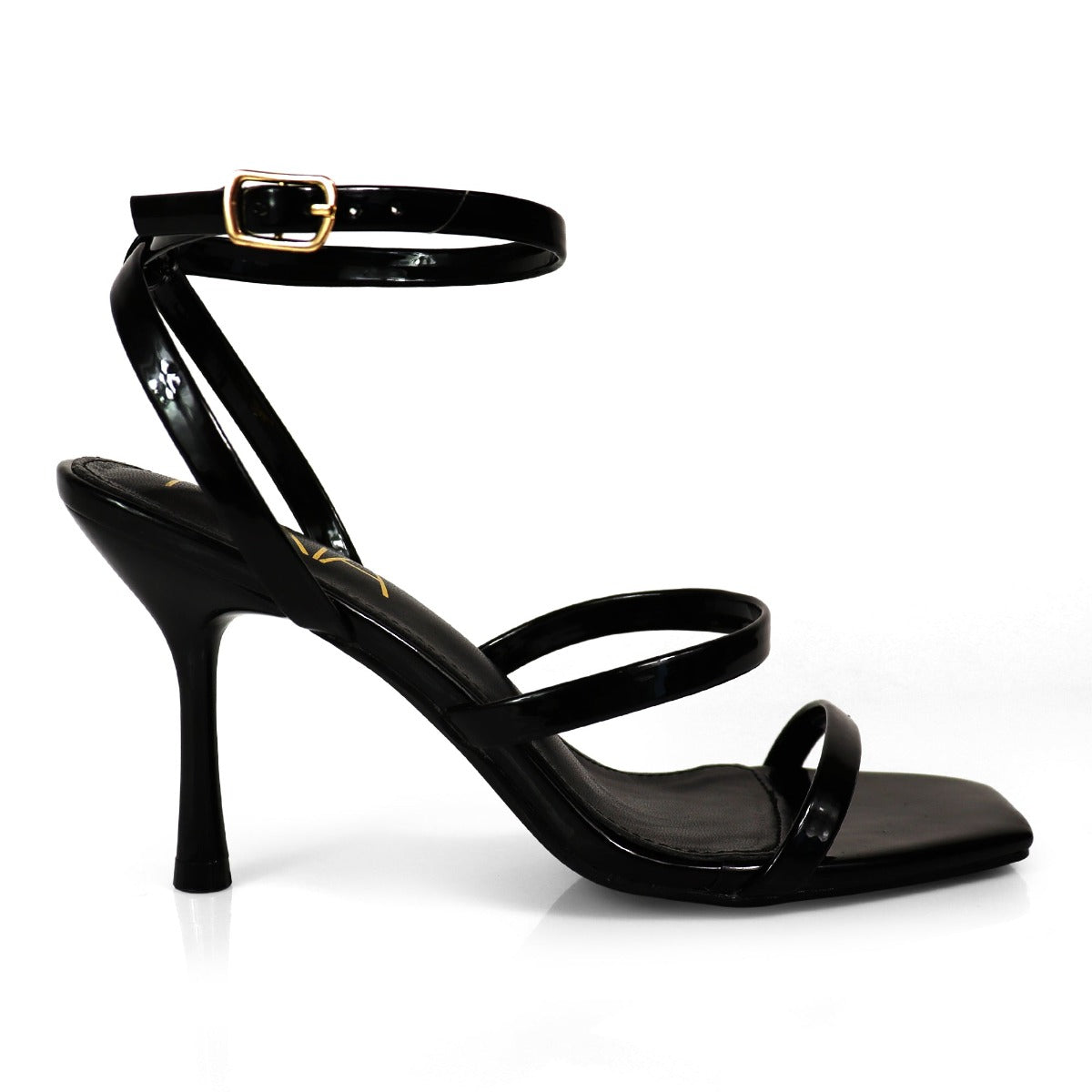 NEVER LET ME DOWN HEELS - BLACK
