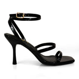 NEVER LET ME DOWN HEELS - BLACK