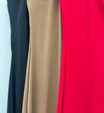 CAMILA HALTER SNATCHED MIDI DRESS