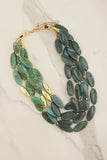 TROPICAL BABE STONE STATEMENT NECKLACE