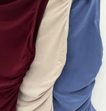 DON'T  OVERTHINK RUCHED TOP