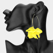 Resin Petal Drop Earrings GRAND BAZAAR
