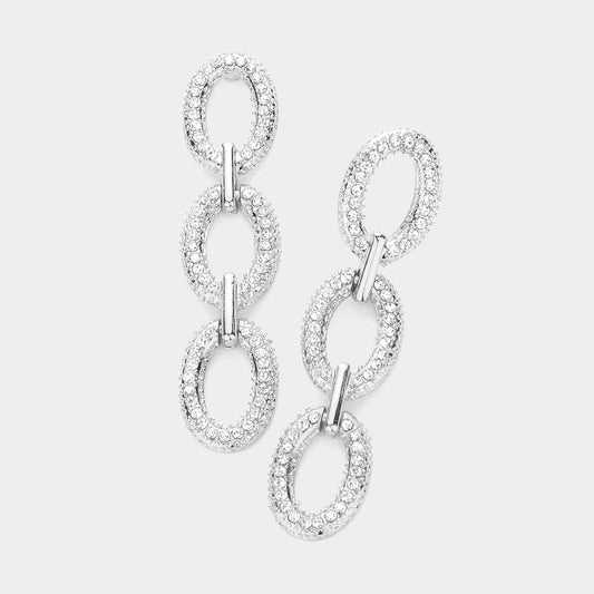 OVAL AESTHETIC EARRINGS