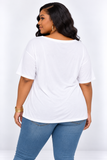 THE VINTAGE DESTINY GRAPHIC KNOT TEE PLUS