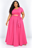 ANOTHER TIME MAXI SKIRT SET PLUS