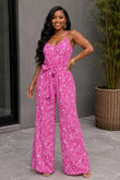 SHARE THE INVITE FLORAL JUMPSUIT