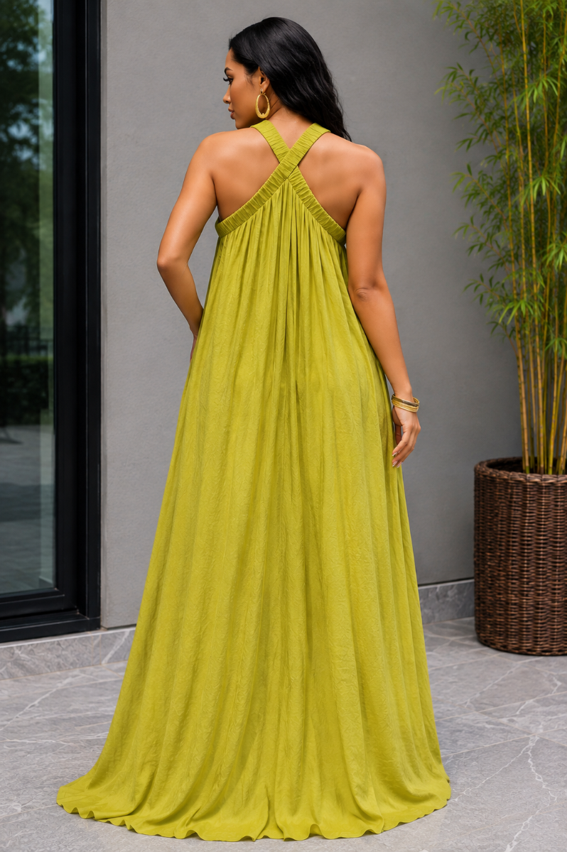 SHE'S EFFORTLESS FLOWY MAXI DRESS